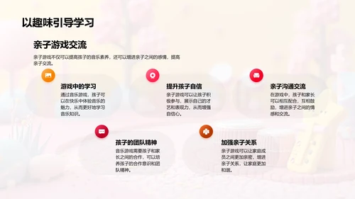 亲子音乐游戏教学PPT模板