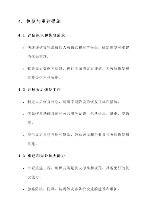 灾难危机解决方案