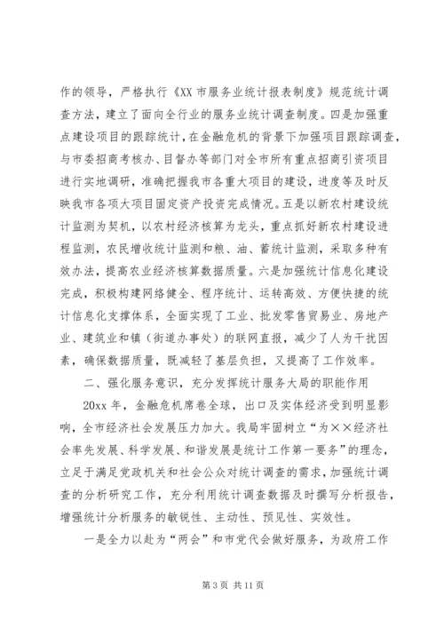 统计局工作总结暨工作计划.docx