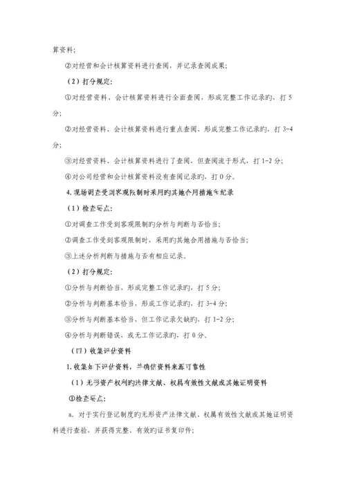 无形资产评估业务检查编写专项说明书.docx