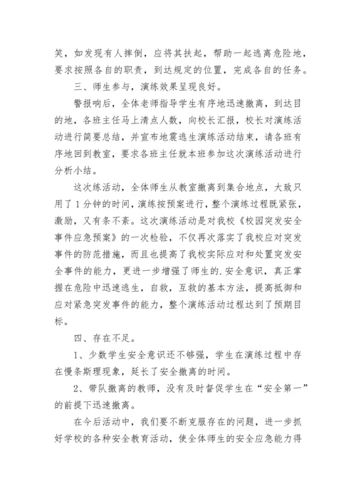 小学防震减灾的工作自查报告.docx