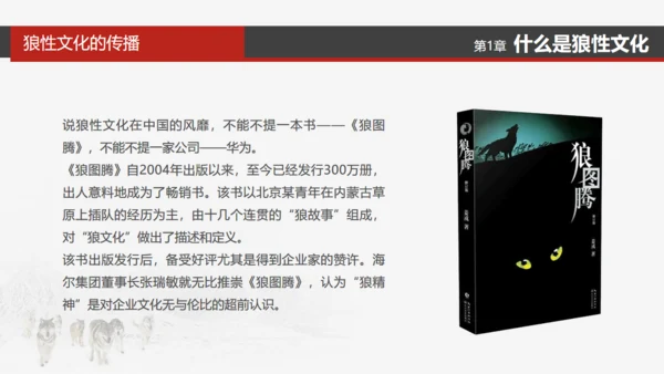 狼性文化通用PPT模板