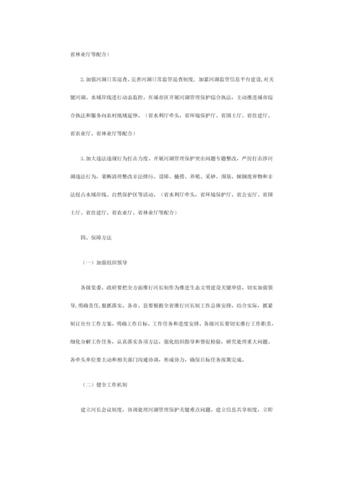 山西省全面推行河长制实施专项方案.docx