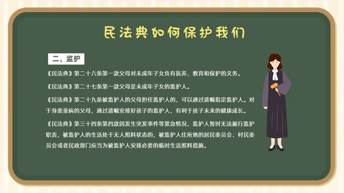 民法典进校园学生学习民法典法律知识教育PPT课件