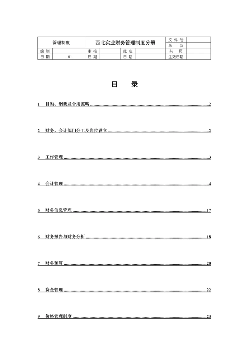 实业公司财务管理新版制度模板.docx