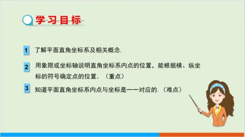 7.1.2 平面直角坐标系 教学课件--人教版初中数学七年级下