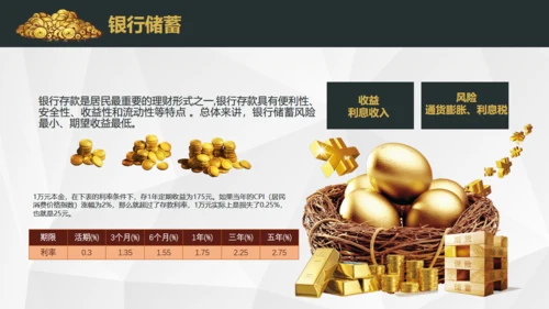 基金投资理财期货股市财富金融通用PPT模板