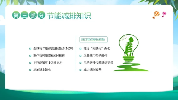 全国节能宣传周节能减排保护环境爱护地球宣讲PPT