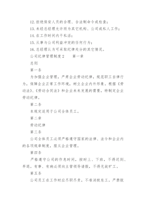 公司纪律管理制度.docx