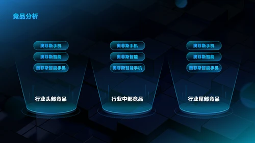 蓝黑色科技风互联网产品发布会