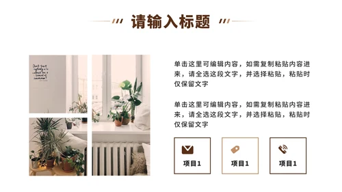 家居行业工作总结ppt模板