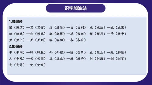 统编版四年级语文下学期期中核心考点集训第二单元（复习课件）