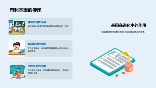 解析生物进化PPT模板