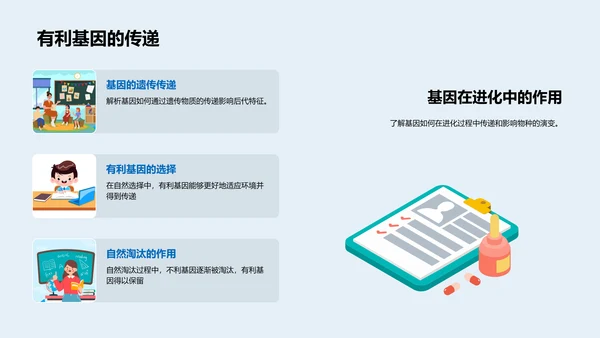 解析生物进化PPT模板