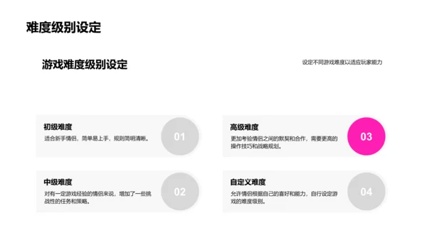 七夕情侣游戏亮点PPT模板