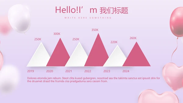 唯美气球公司周年庆活动策划方案动态PPT模板