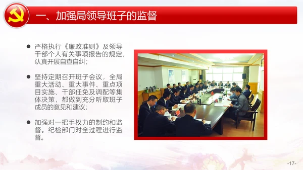 党风廉政建设自查报告PPT模板