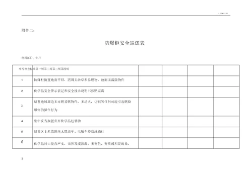 防爆柜安全使用规范