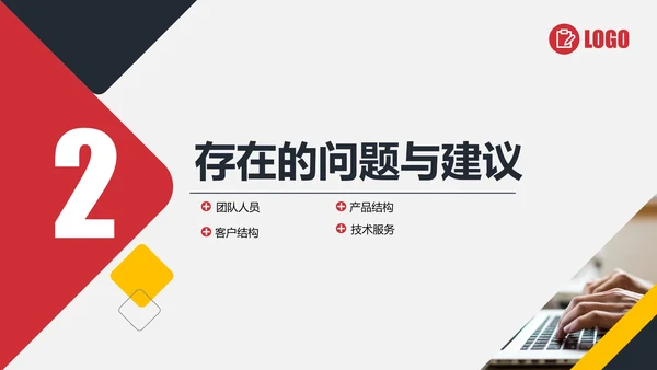 年终销售部业务人员工作总结PPT模板