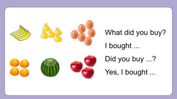 Module 2 Unit 1  What did you buy? 课件(共37张PPT)