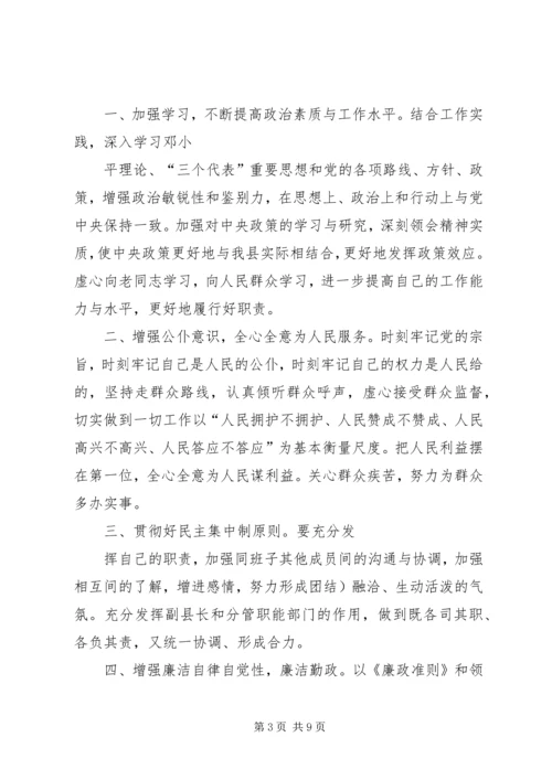副县长当选任职演讲 (6).docx