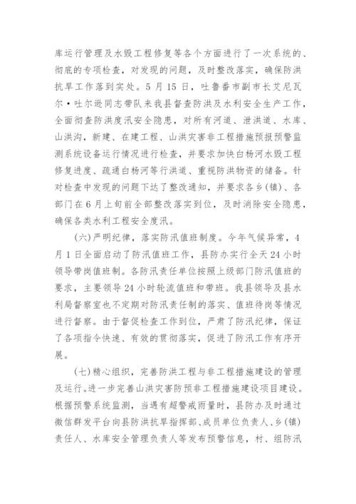 防汛备汛工作情况汇报.docx