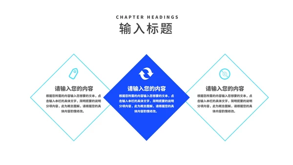 深蓝几何渐变风员工季度述职报告PPT模板