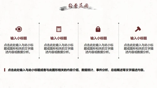 水墨中国风公司简介通用PPT模板