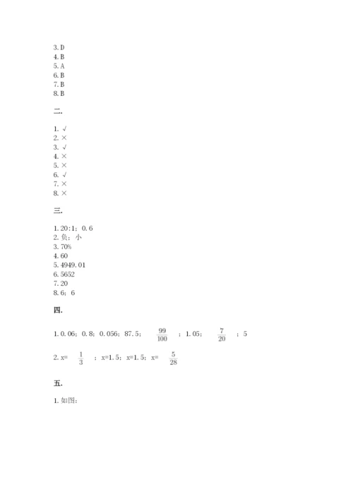 人教版六年级数学小升初试卷精品【必刷】.docx