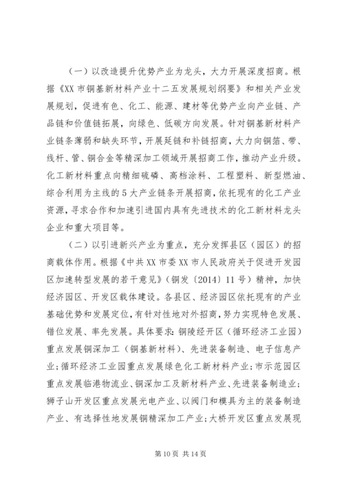 篇一：XX年招商引资总结及XX年工作计划.docx