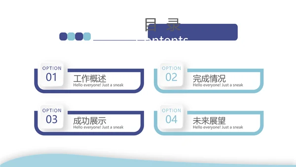 蓝色大气医疗器械年年终总结动态PPT