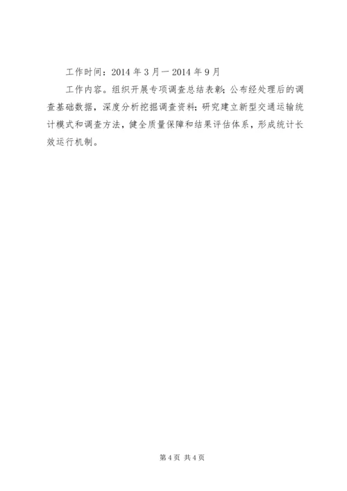 交通运输业经济统计方案.docx