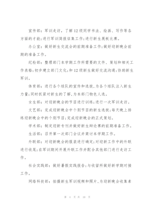 学生会一周工作总结5篇.docx