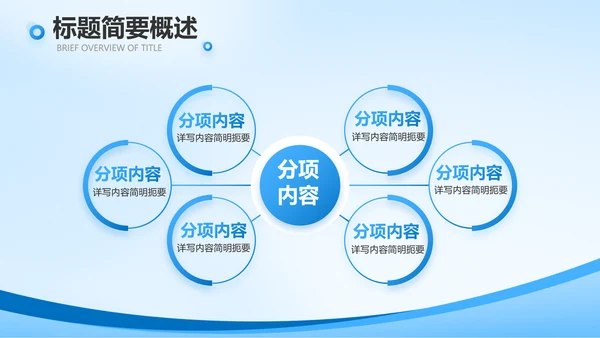 蓝色医院医疗工作总结汇报动态PPT