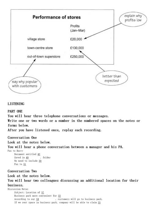 剑桥商务英语剑桥商务英语中级模拟暂无语音，只提供参考71