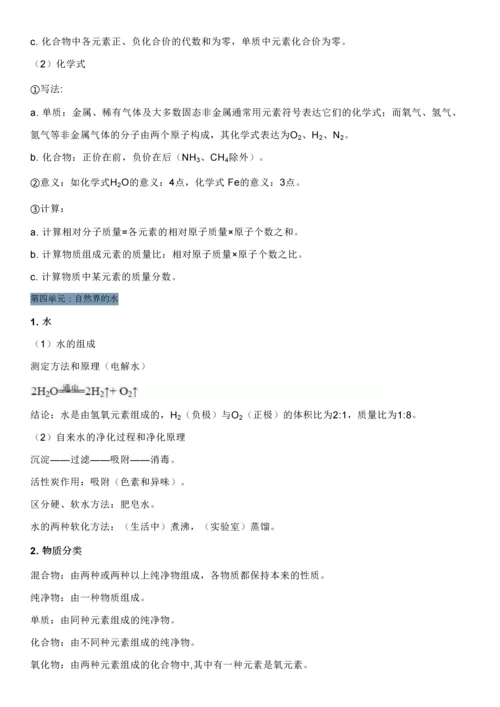 2023年初三化学知识点.docx