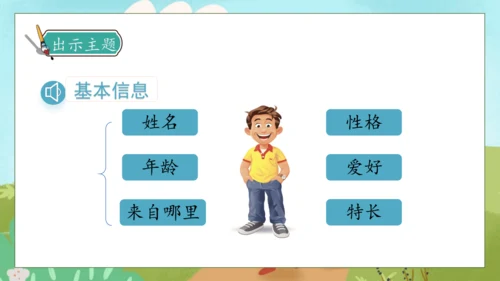 【核心素养】部编版语文四年级下册-第七单元 口语交际：自我介绍（课件）
