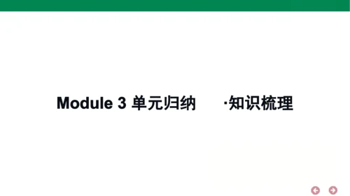 外研版（三年级起点）英语六年级上册期中复习 单元归纳·知识梳理  课件(共44张PPT)
