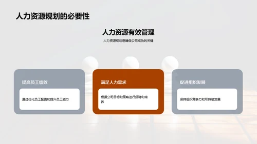 优化人力资源规划