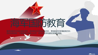 海军国防教育工作总结汇报动态PPT