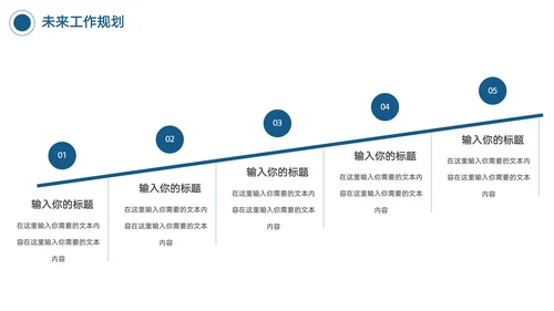 商务风工作汇报ppt模板
