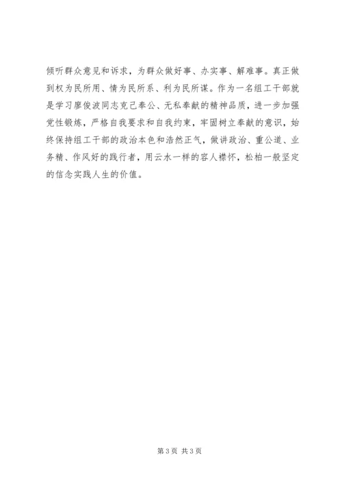 学习廖俊波同志先进事迹心得体会 (6).docx