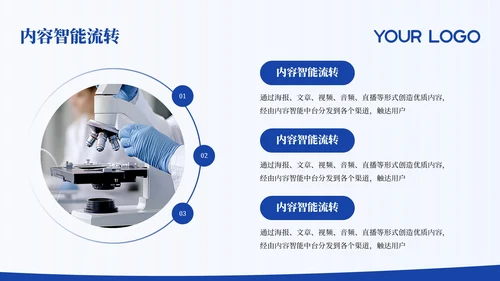 深蓝色系医疗保健加盟市场推广计划书PPT模版