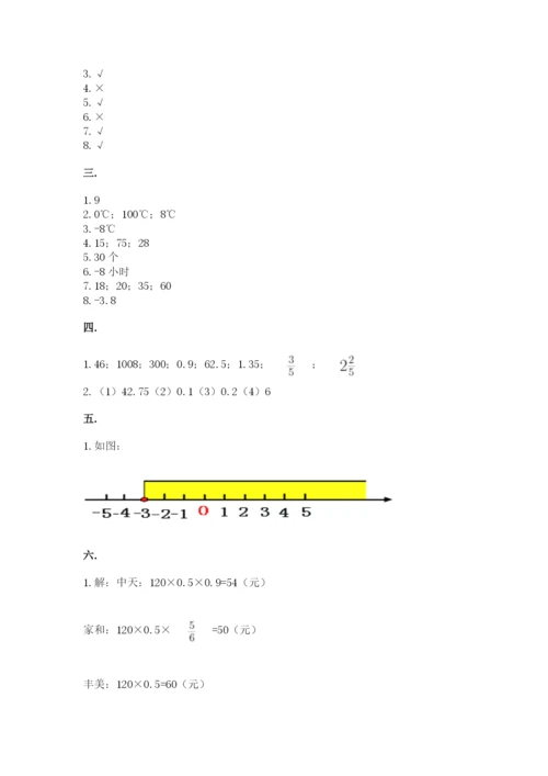 成都外国语学校小升初数学试卷带答案（预热题）.docx