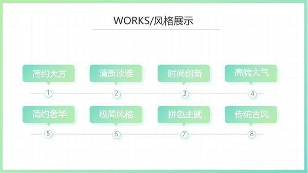 简约小清新室内设计方案汇报总结PPT