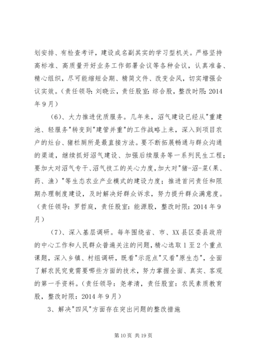党的群众路线教育实践活动整改方案.docx