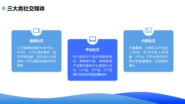 手机社交新媒体发展报告通用PPT课件模板