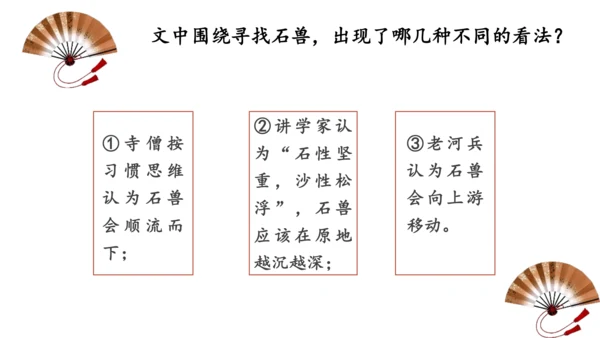 24 河中石兽  课件(共13张PPT)
