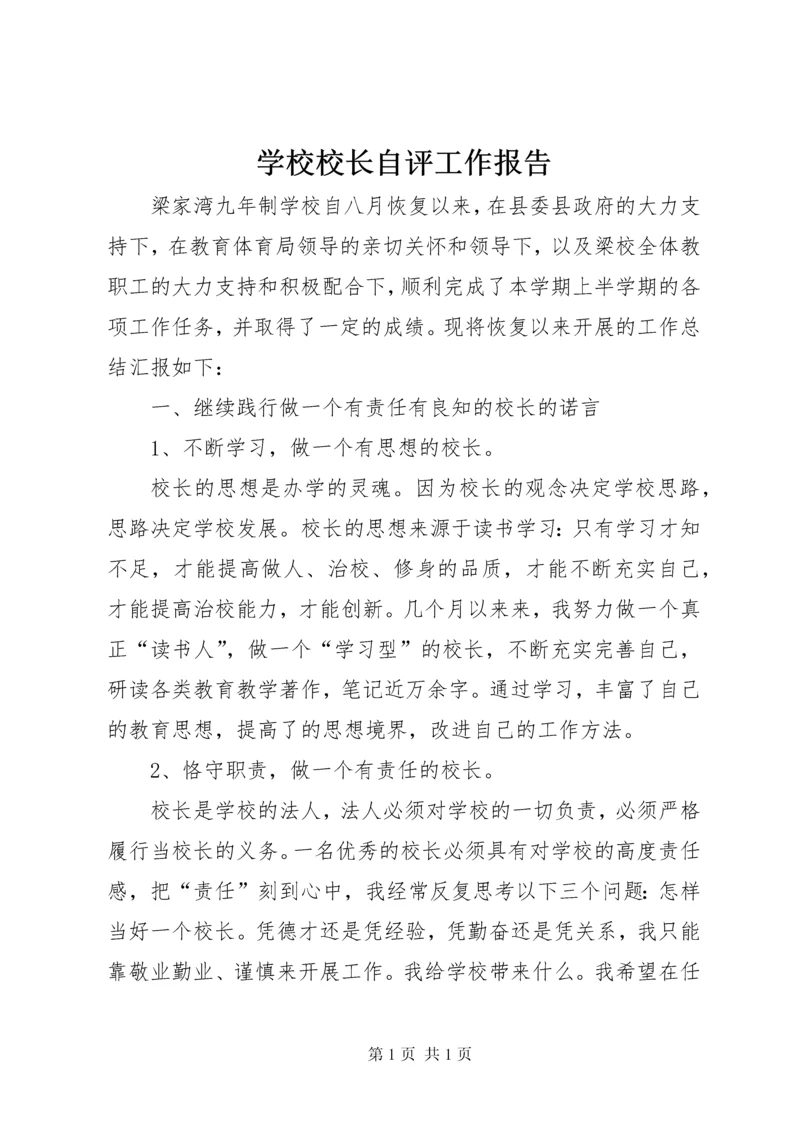 学校校长自评工作报告.docx