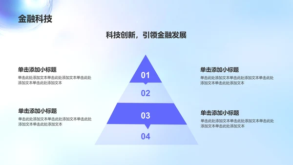 蓝色科技风创新通用PPT模板